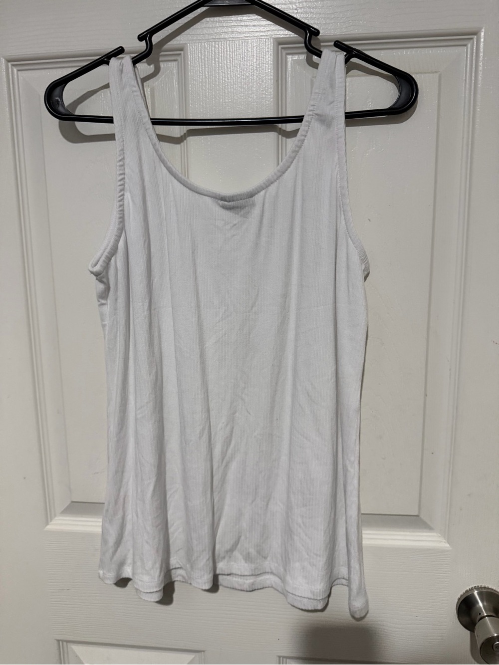 Torrid white tank and Black Sheer Floral Kimono - Picture 6 of 7